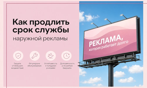 Как продлить срок службы наружной рекламы в Орске