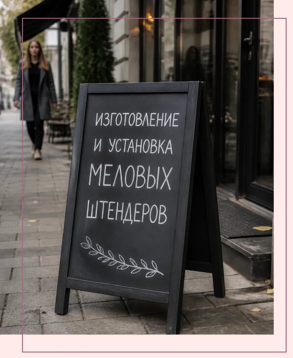 Меловые штендеры в Орске по цене от 6721 р. | Аванза-Рск